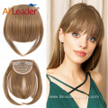 Synthetic Bang Hairpieces Natural Hair Topper With Bangs